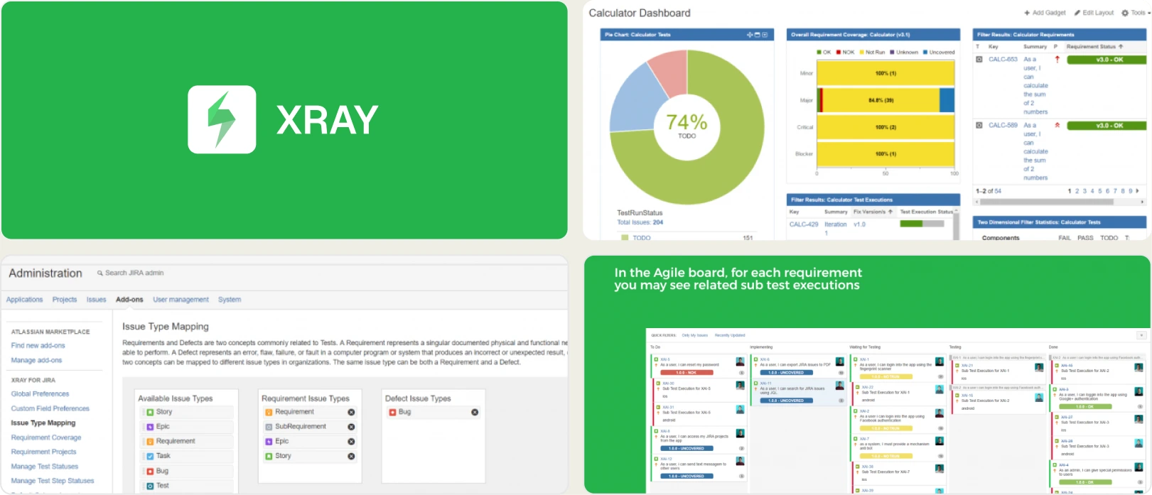 Xray dashboard preview